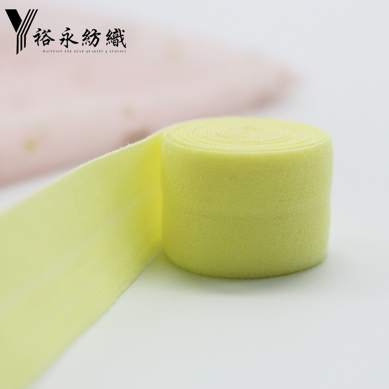 300 current color elastic hemmed tape, rolled edge strip, nylon elastic band, spandex hemmed underwear and underpants, high elastic webbing pic 27