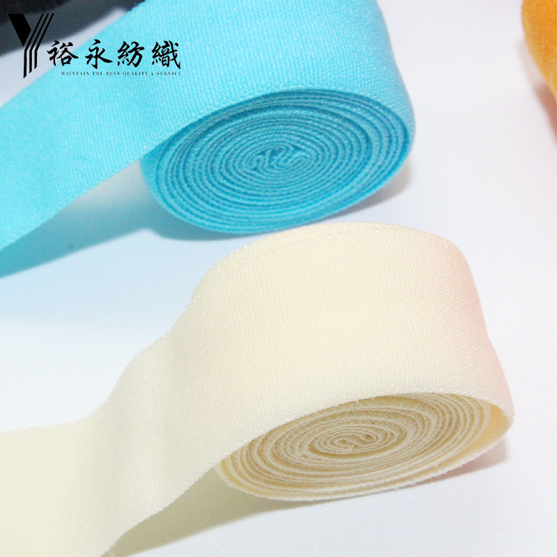300 current color elastic hemmed tape, rolled edge strip, nylon elastic band, spandex hemmed underwear and underpants, high elastic webbing pic 11