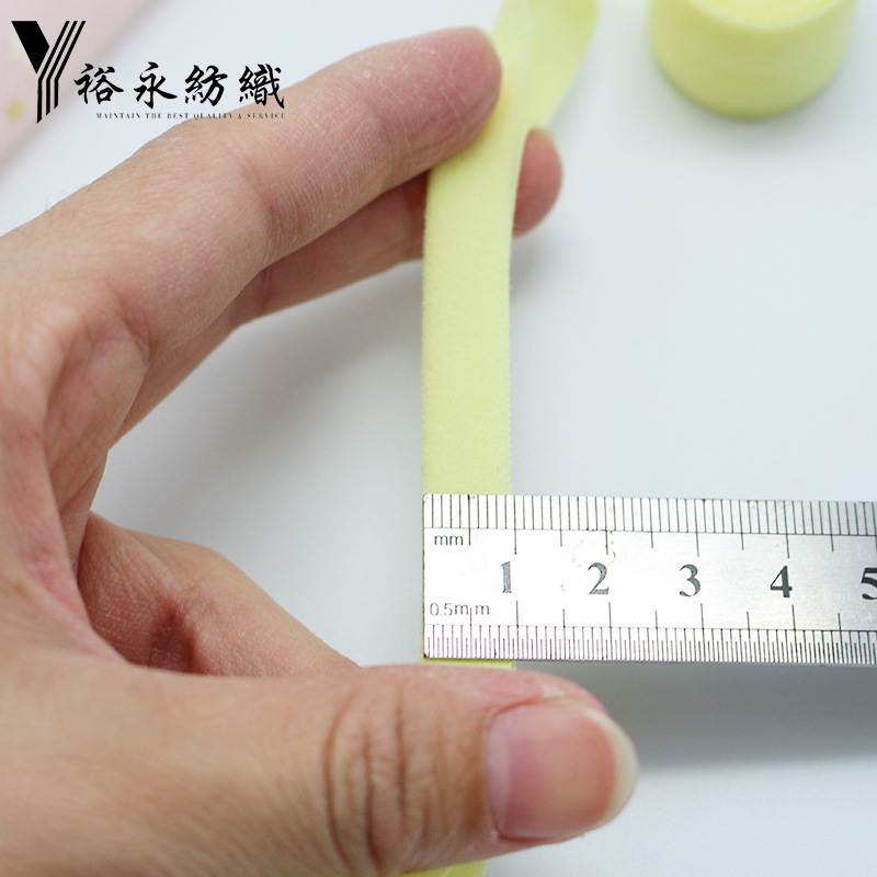 300 current color elastic hemmed tape, rolled edge strip, nylon elastic band, spandex hemmed underwear and underpants, high elastic webbing pic 26