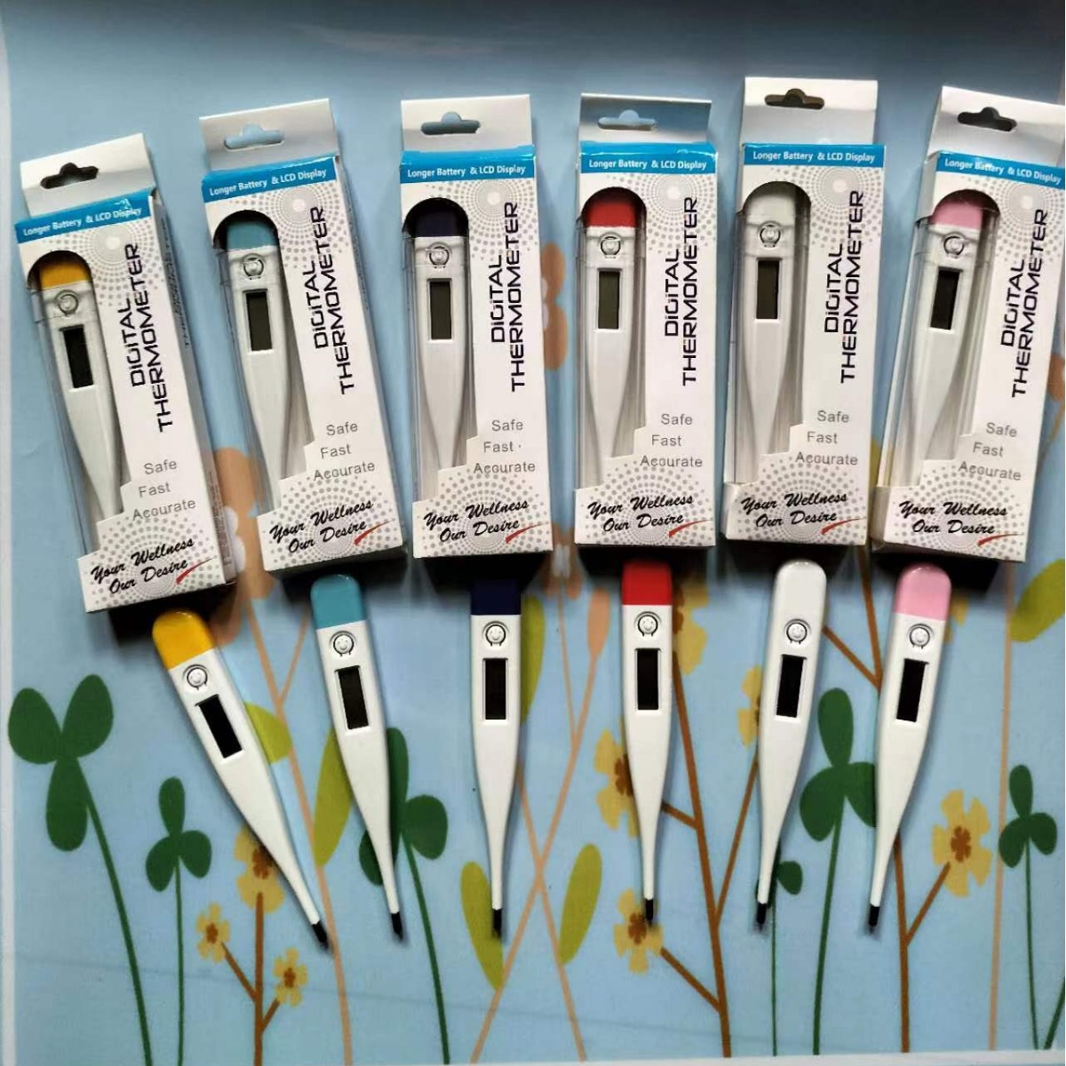 Cross-border electronic thermometers for foreign trade, children and adults, oral and armpit medical electronic temperature measurement needle thermometers pic 1