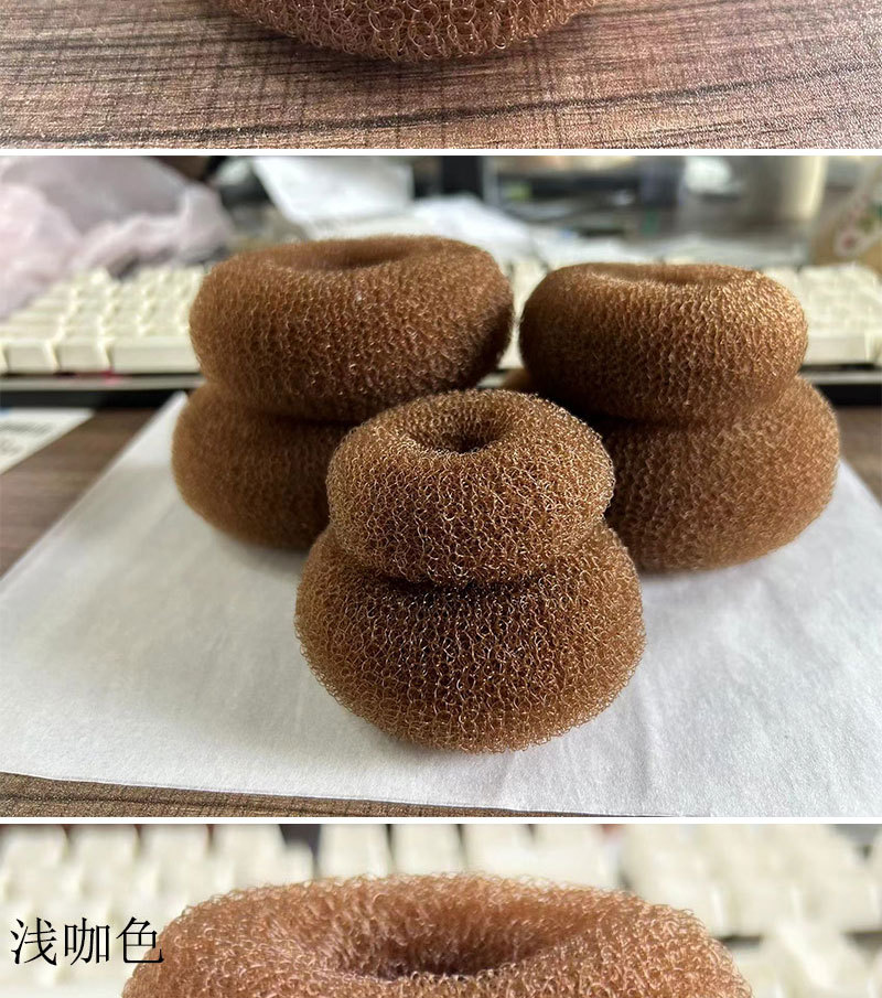 跨境热销甜甜圈女丸子头发盘发器编发器花苞头扎头发盘发工具批发详情3