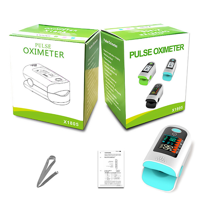 Portable household blood oxygen saturation detector with English packaging for foreign trade fingertip pulse oximeter pic 5