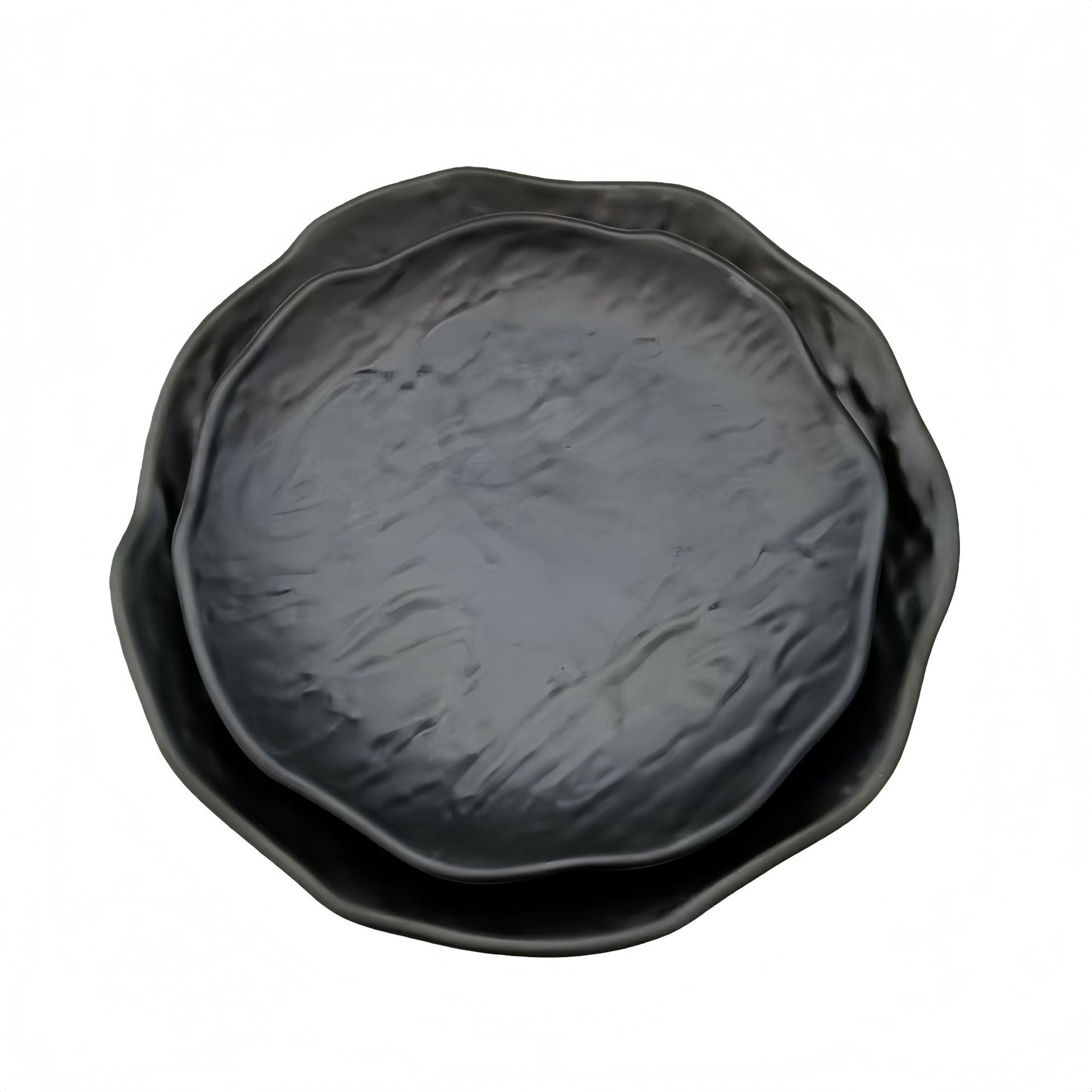 跨境餐具工厂 密胺餐具圆盘平盘塑料碟子菜盘餐盘西餐盘盘子详情2