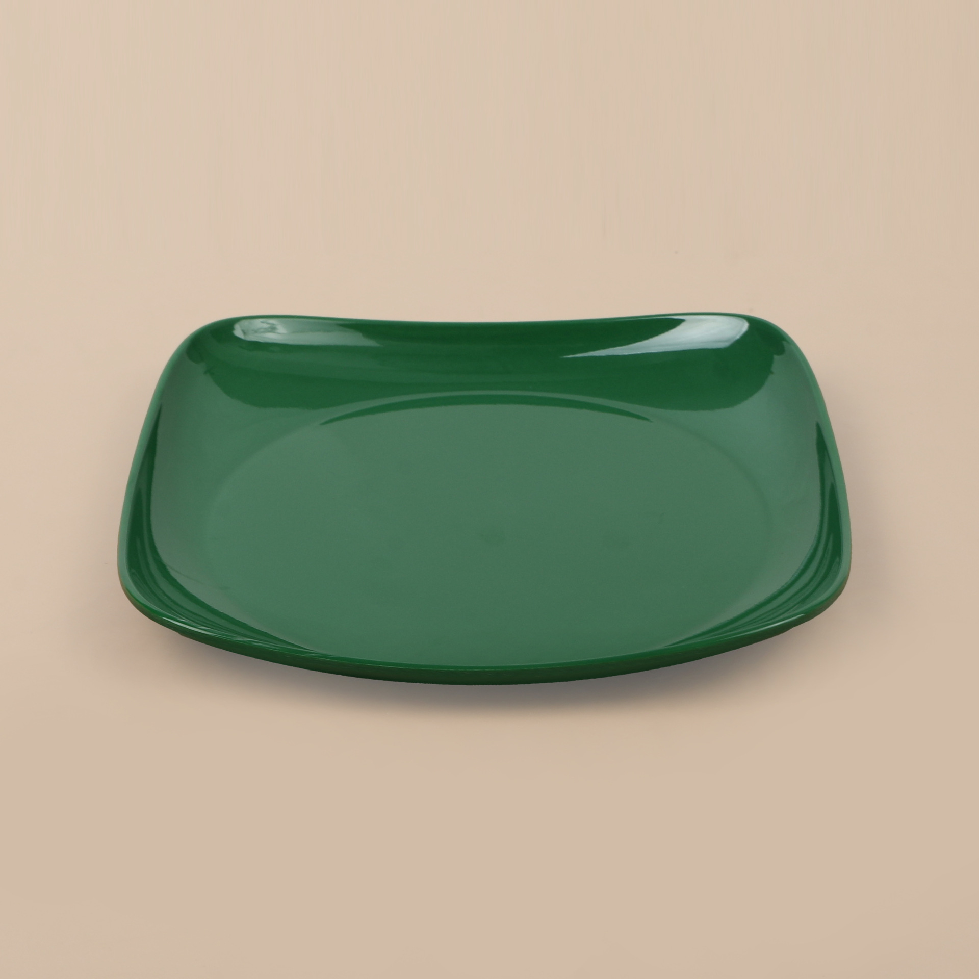 Wholesale of Japanese-style retro dark green imitation porcelain simple style dining bowls, plates, vegetable plates, saucers, bowls, plates, fish plates and tableware pic 3
