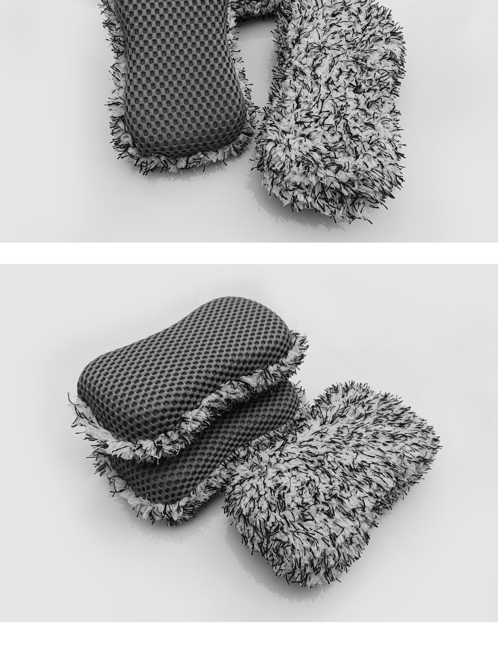 跨境清洁长毛绒八字海绵洗车专用海绵擦车海绵汽车清洁工具批发详情2