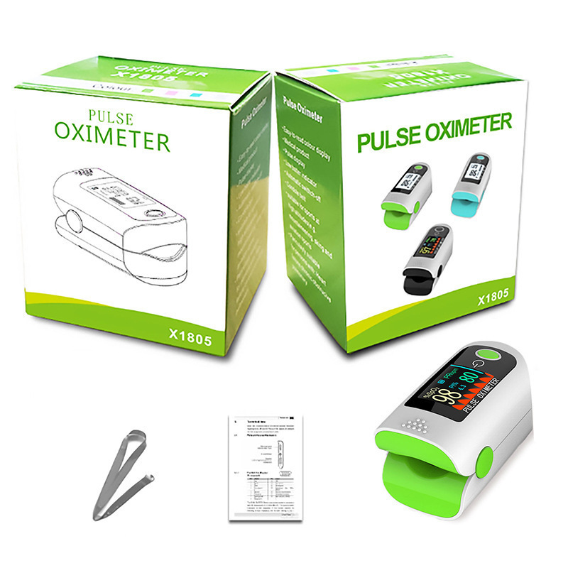 Portable household blood oxygen saturation detector with English packaging for foreign trade fingertip pulse oximeter pic 7
