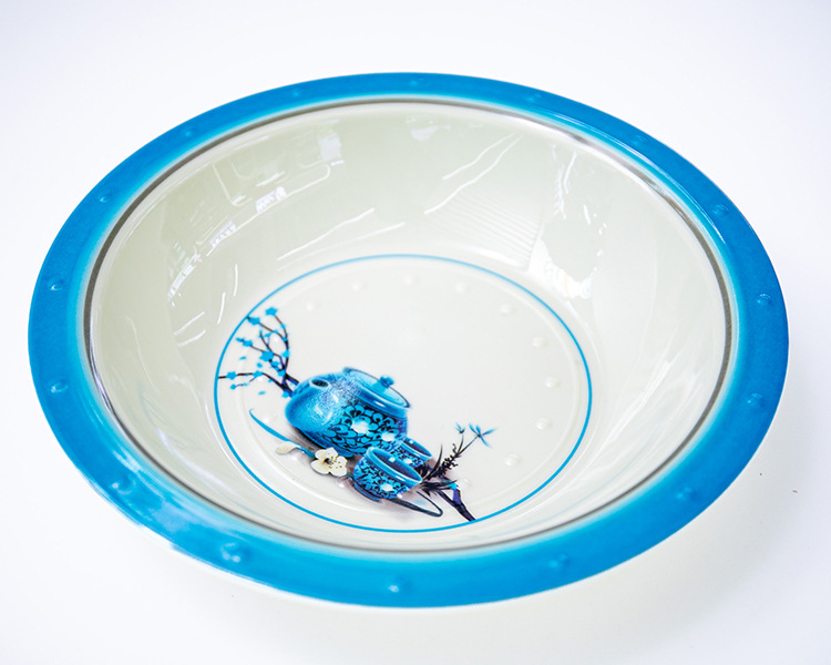 Rice bowl, rice bowl and spoon set, household instant noodle, student creative and cute dessert tableware, melamine tableware and bowl wholesale pic 3