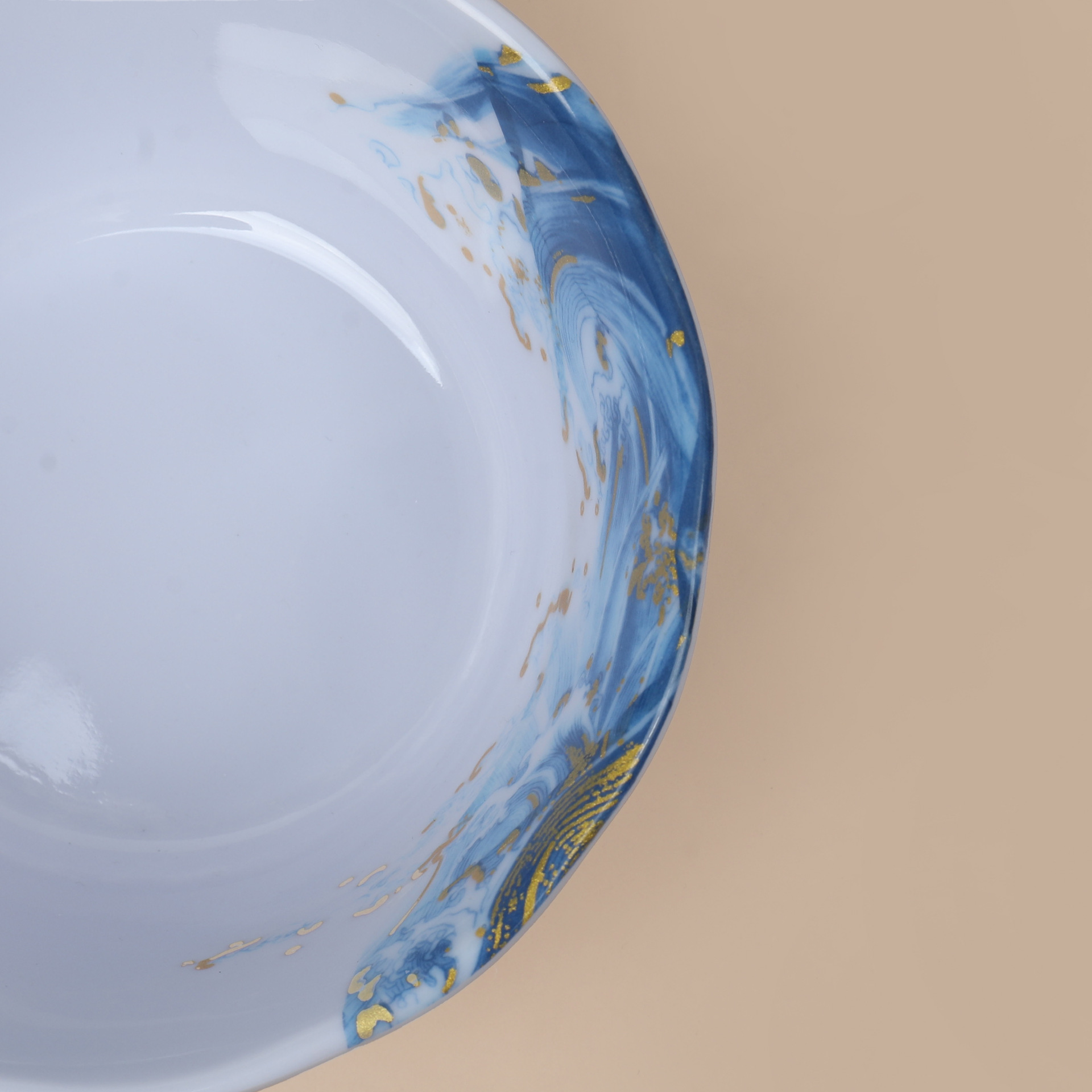 Melamine tableware, melamine bowls, imitation porcelain spoons, Cangshan Hai patterned series products, household bowls and spoons for restaurants and hotels pic 10