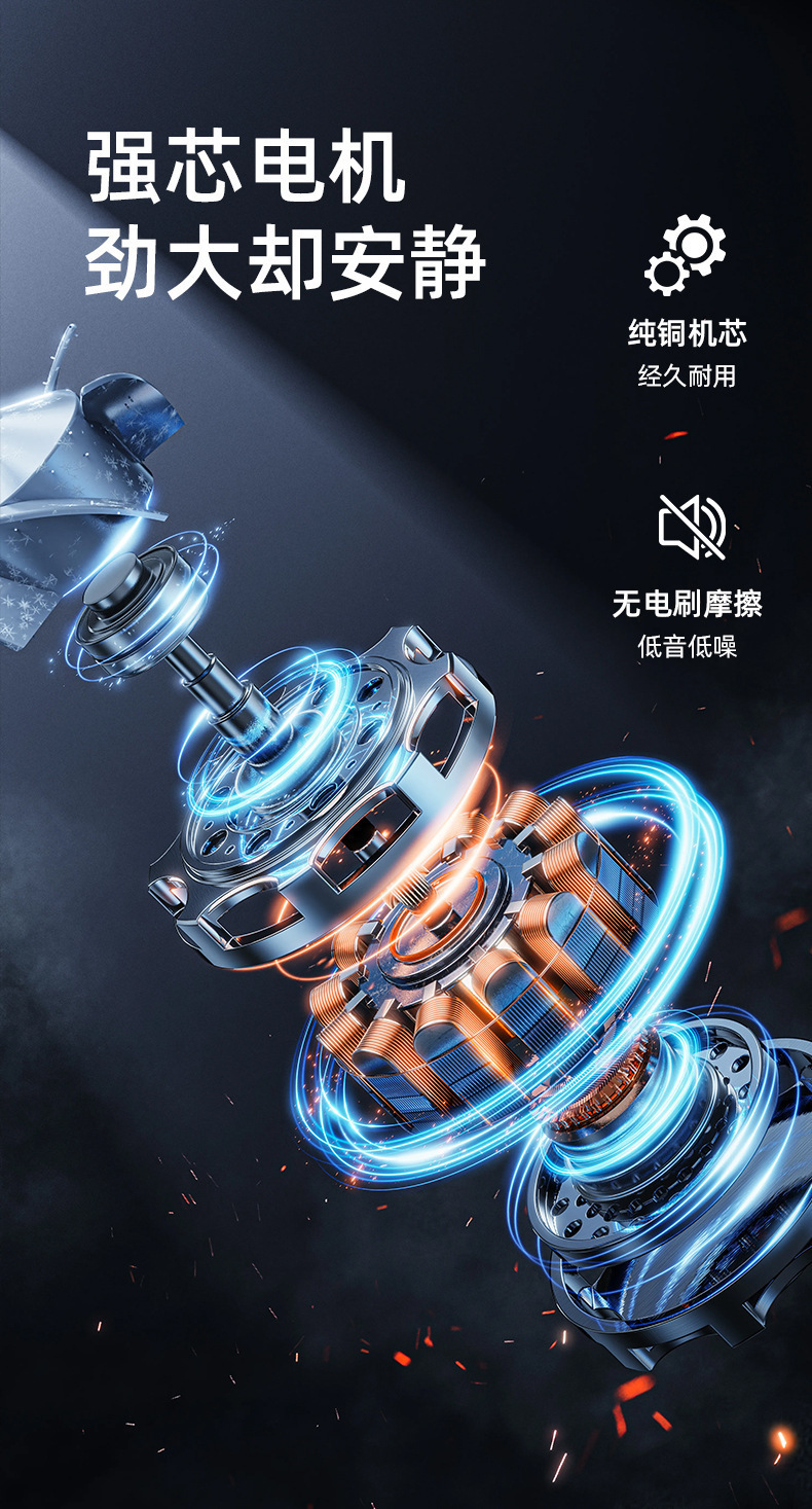 新版大容量电池肩颈按摩仪肩颈放松spa可充电便携式跨境热卖按摩详情15