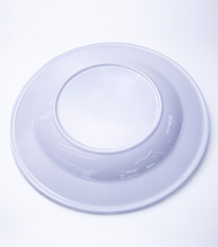 Retro blue and white imitation ceramic tableware, hotel and restaurant plates, seafood plates, creative melamine plates factory pic 5