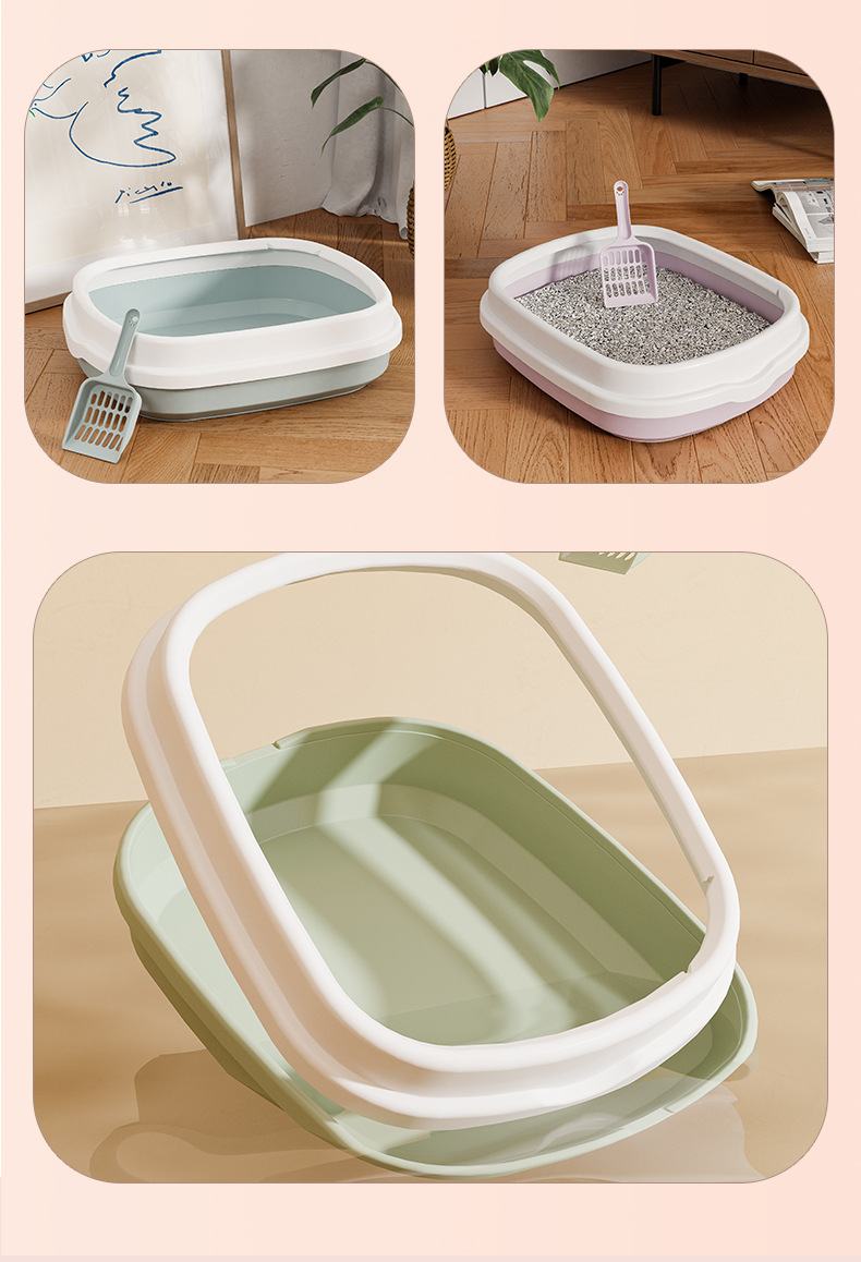 Smart cat litter box with bag, large-capacity deodorizing cat litter pad, new pet products pic 15