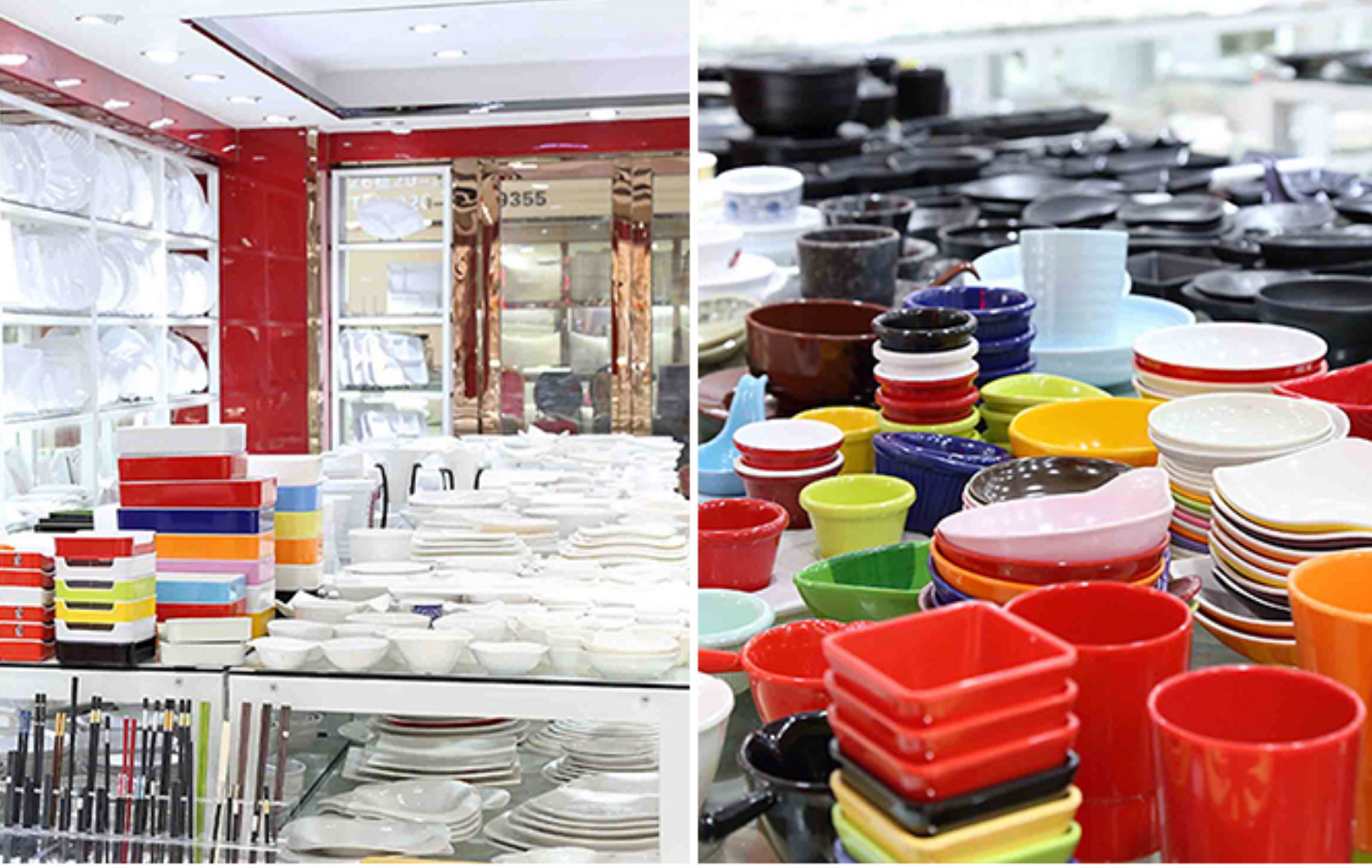 白色圆盘密胺餐具塑料仿瓷菜盘美耐皿碟子密胺圆盘自助餐厅碗盘详情45