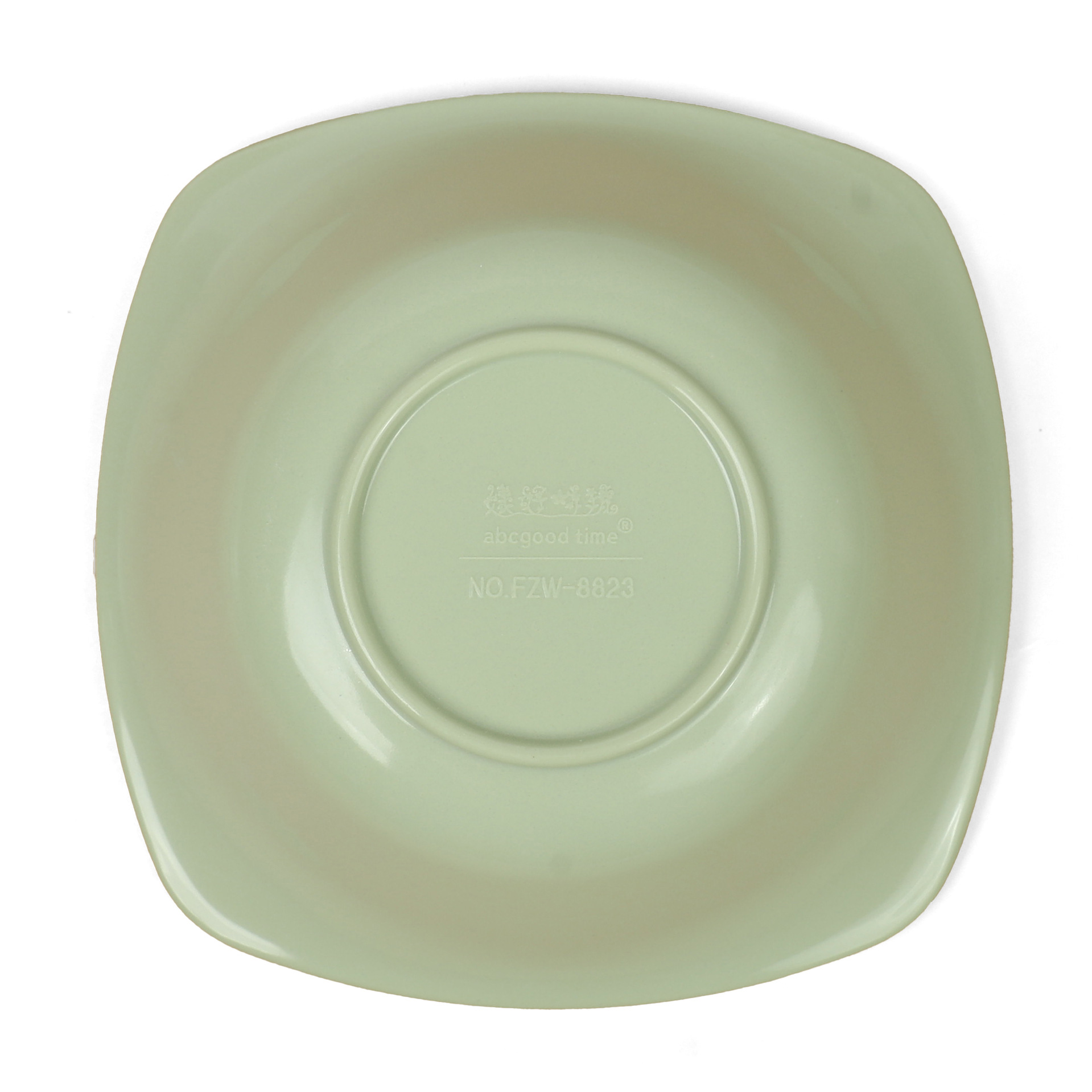 Light green Japanese-style hand-painted square bowls, plates, tableware and cuteness kitchenware pic 6