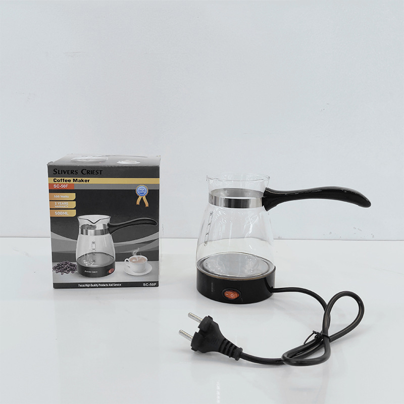 coffee maker 外贸玻璃款电热咖啡壶土耳其迷你茶壶家用便携详情11