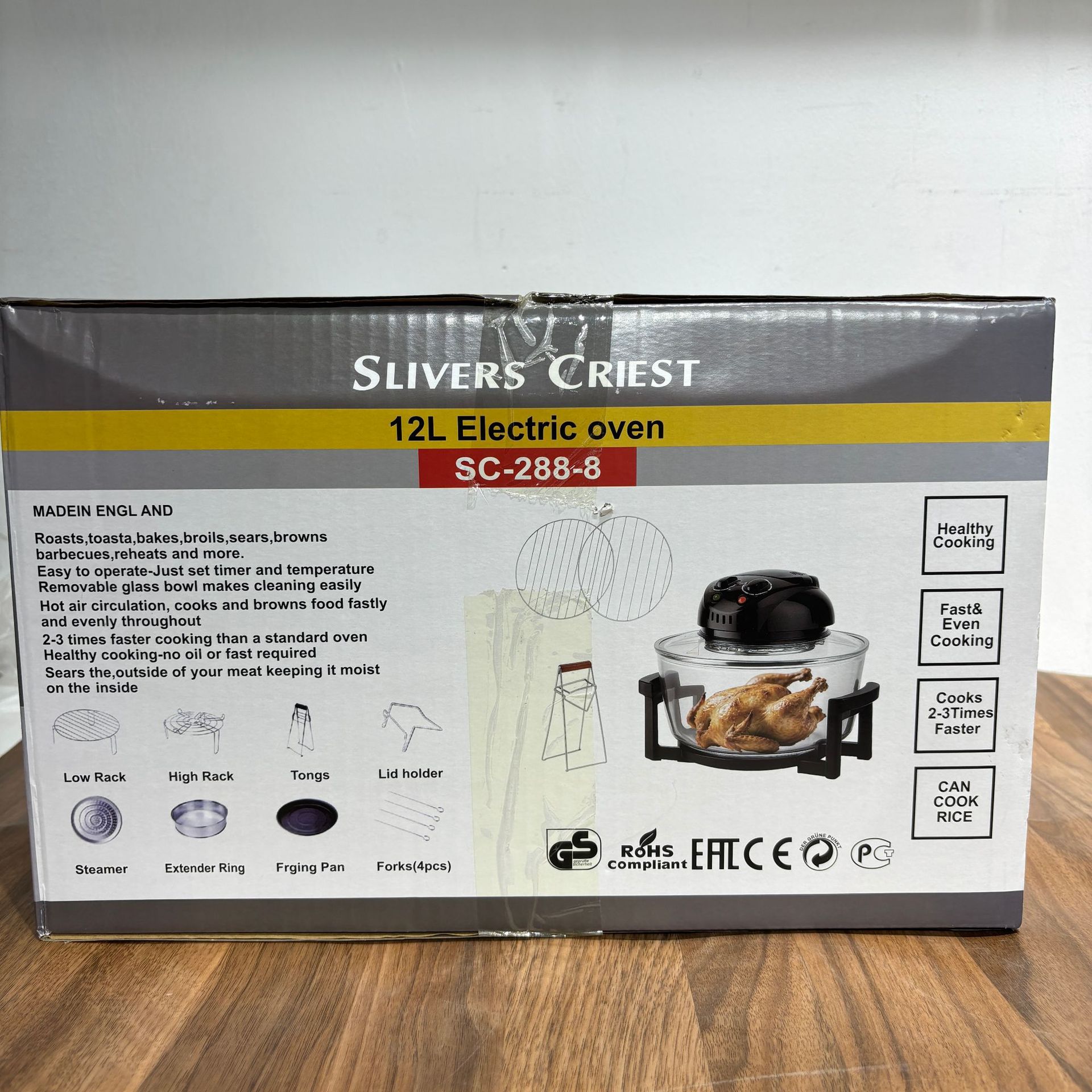 跨境 12L Light wave furna   12L光波炉机械款欧规多功能外贸详情9