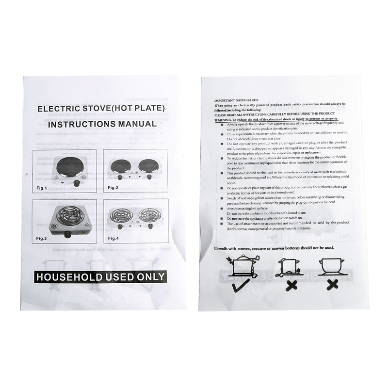 跨境 双头电炉外贸电烧烤炉家用电烧烤小电炉详情9