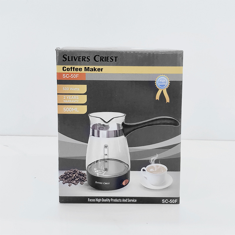 coffee maker 外贸玻璃款电热咖啡壶土耳其迷你茶壶家用便携详情2