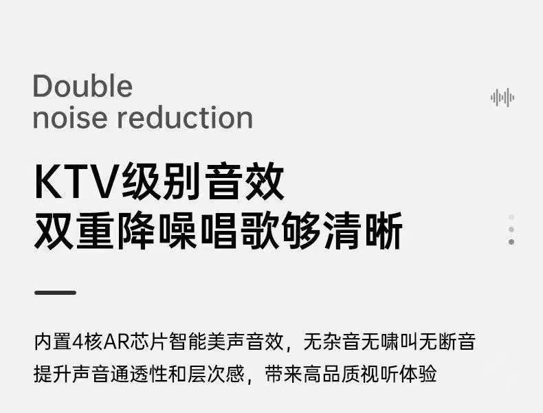 爆款跨境K12蓝牙音响户外便携式小音箱K歌娱乐无线话筒家庭KTV音详情5