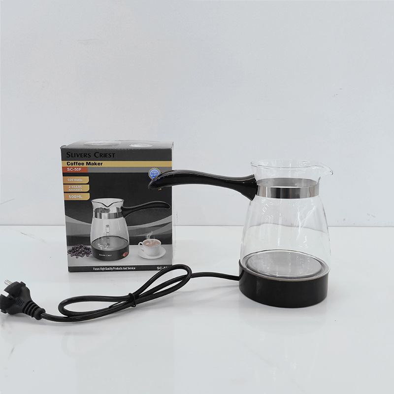 coffee maker 外贸玻璃款电热咖啡壶土耳其迷你茶壶家用便携详情12