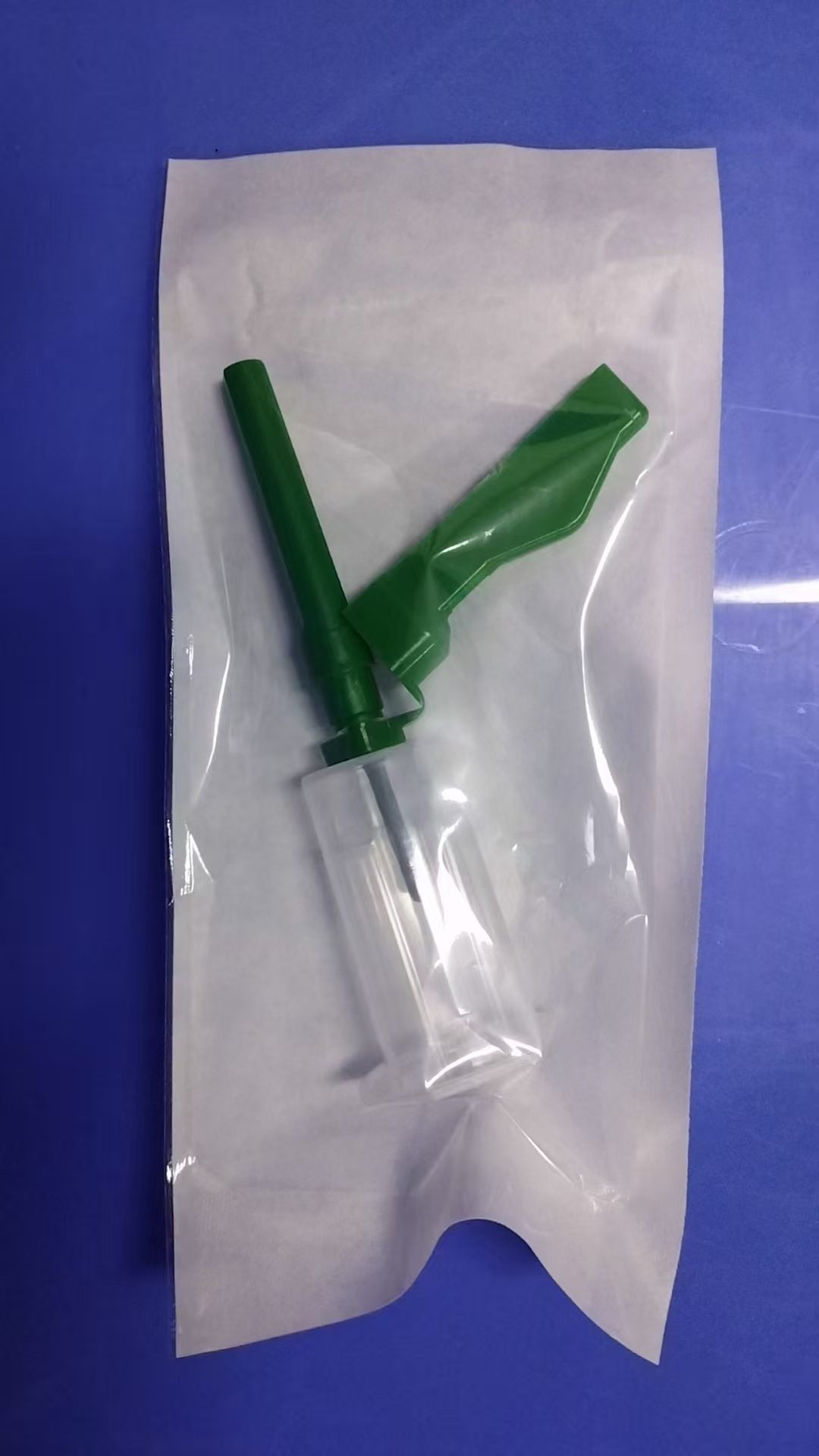 Cross-border exclusive medical disposable sterile blood collection needle holder, plastic safety needle seat, blood collection tube needle stand pic 2