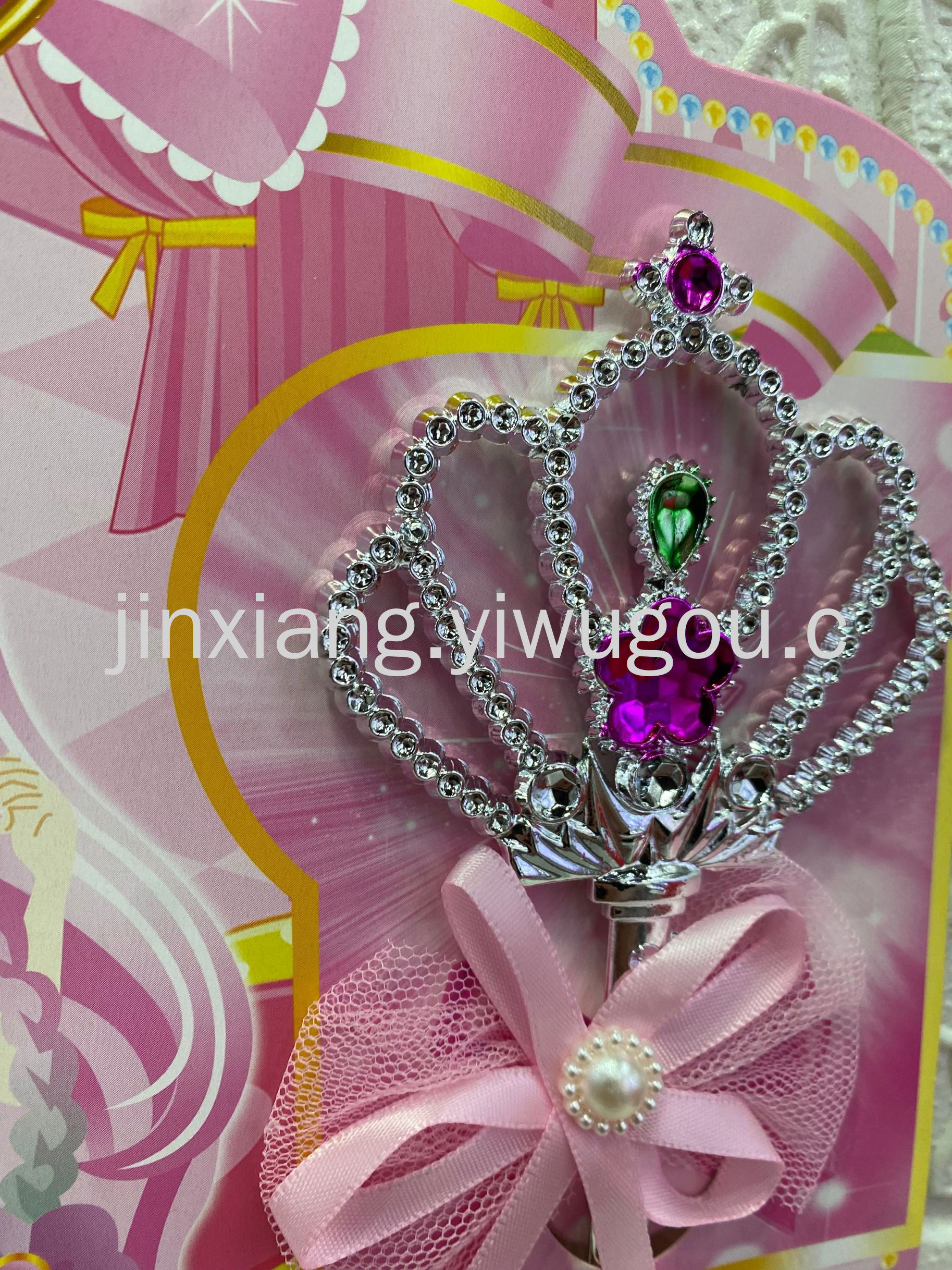 Cartoon princess costume change 3D reward bubble stickers, magic wand crown, DIY notebook photo album stickers pic 2