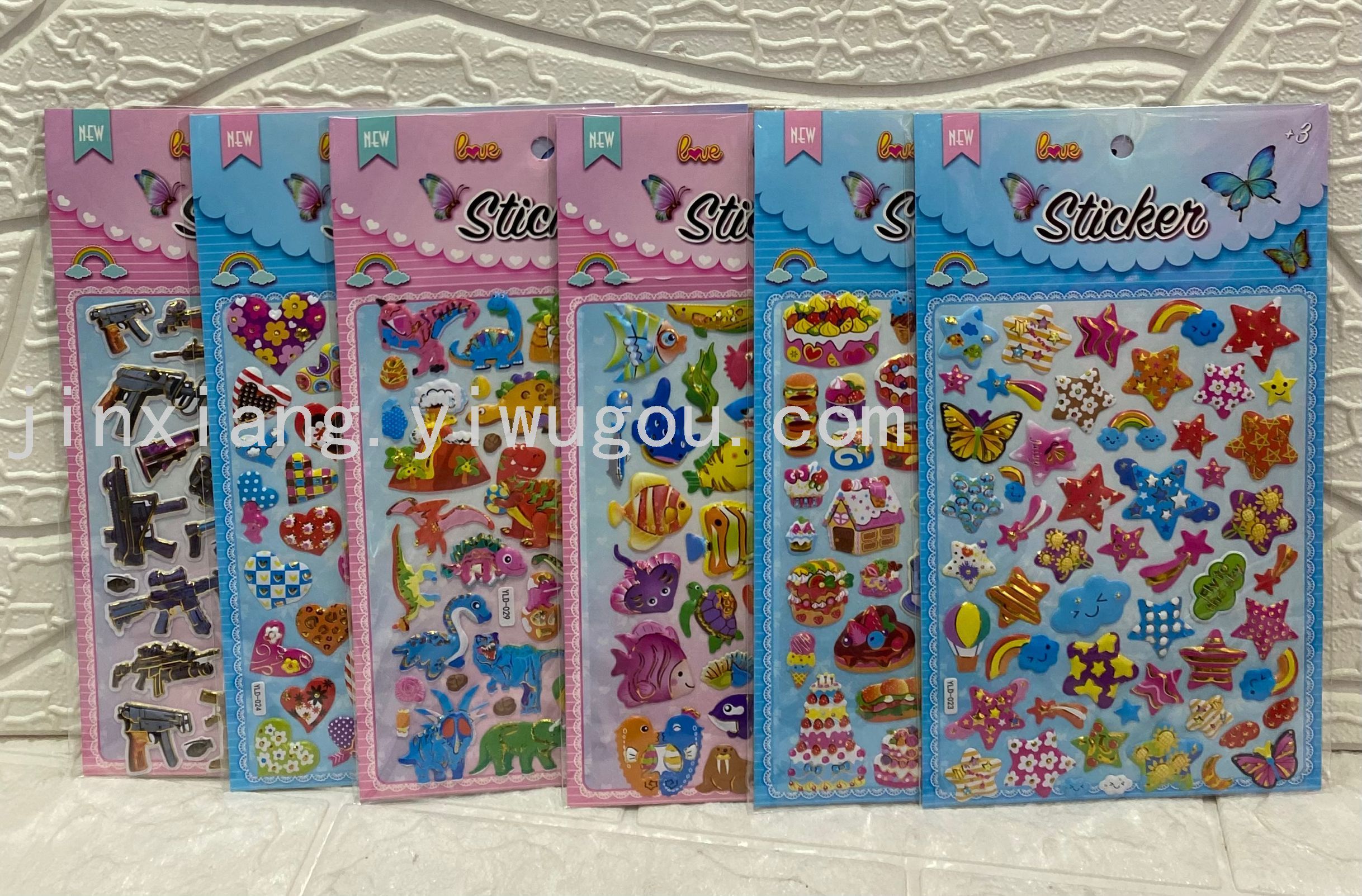 Colorful gilded cartoon princess dress-up 3D reward bubble stickers DIY notebook photo album stickers pic 6