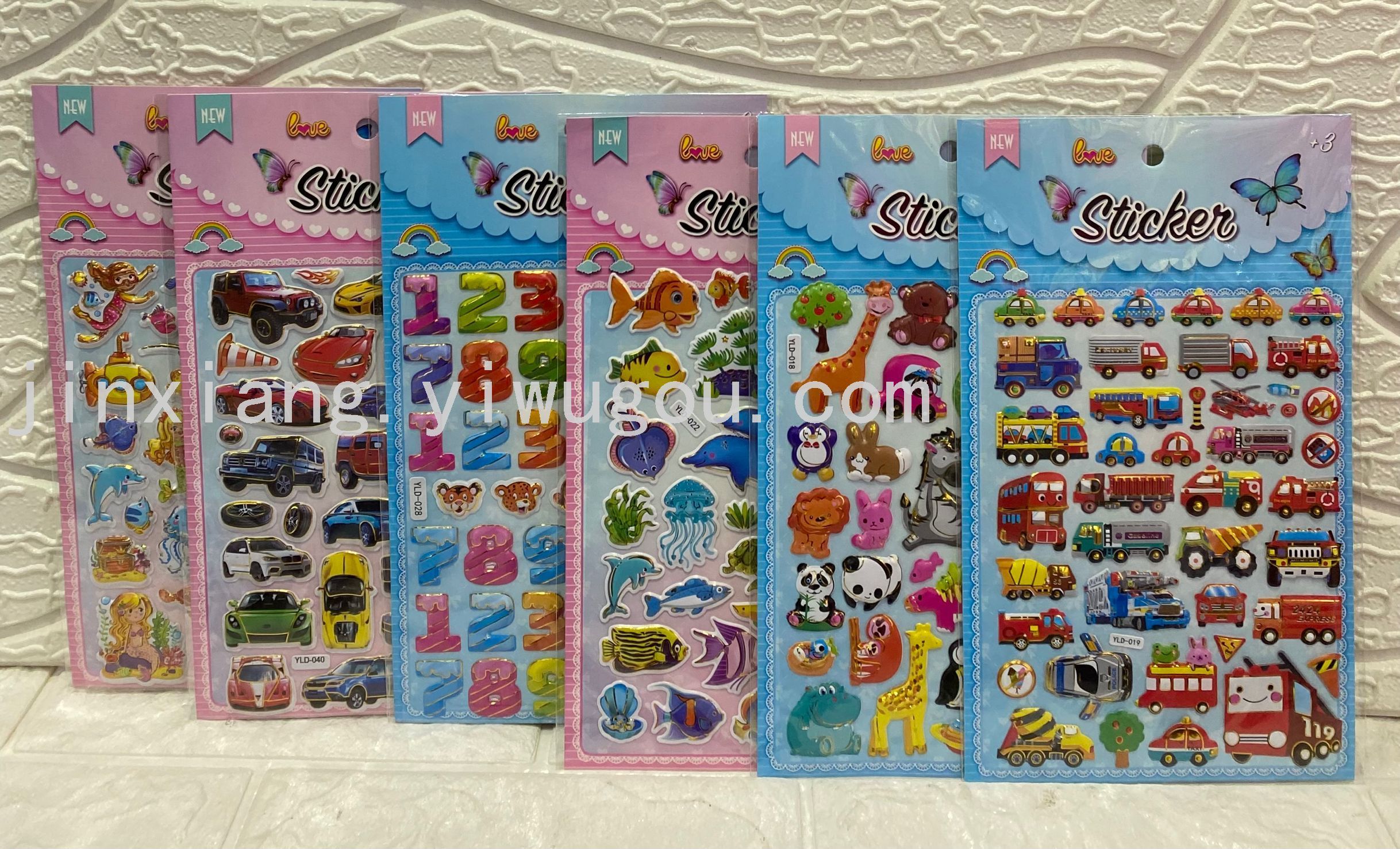 Colorful gilded cartoon princess dress-up 3D reward bubble stickers DIY notebook photo album stickers pic 5