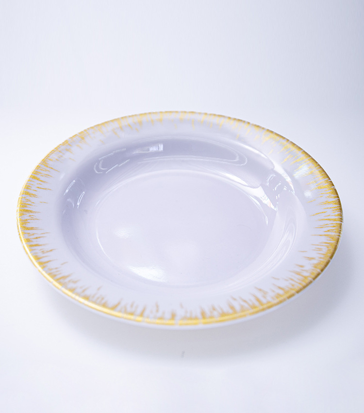 Cross-border melamine imitation ceramic tableware manufacturers offer wholesale of bowls and plates in stock at night markets and street stalls pic 4