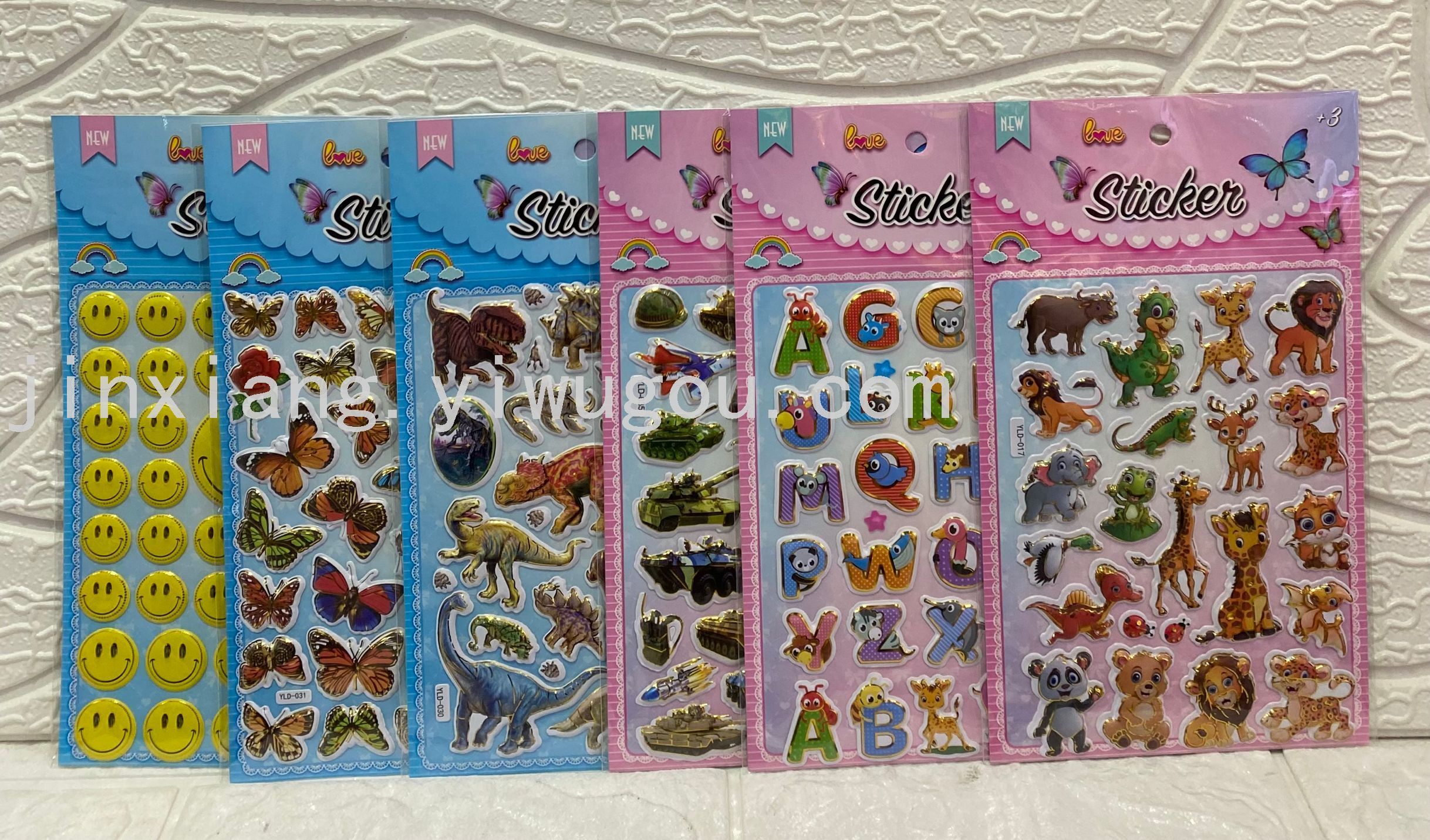 Colorful gilded cartoon princess dress-up 3D reward bubble stickers DIY notebook photo album stickers pic 3