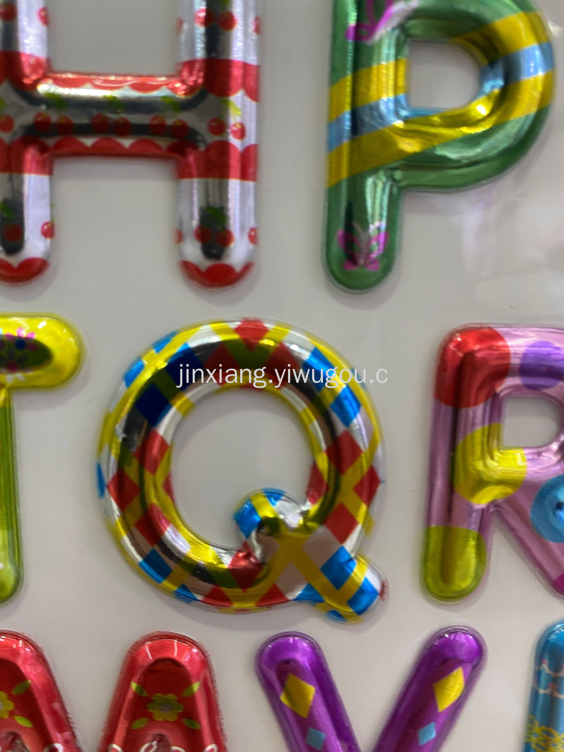 Seven-color gilded English letter and number addition and subtraction stickers 3D stereoscopic gift stickers for primary school students pic 6