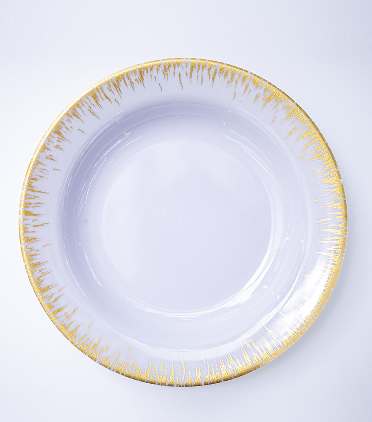 Cross-border melamine imitation ceramic tableware manufacturers offer wholesale of bowls and plates in stock at night markets and street stalls pic 5
