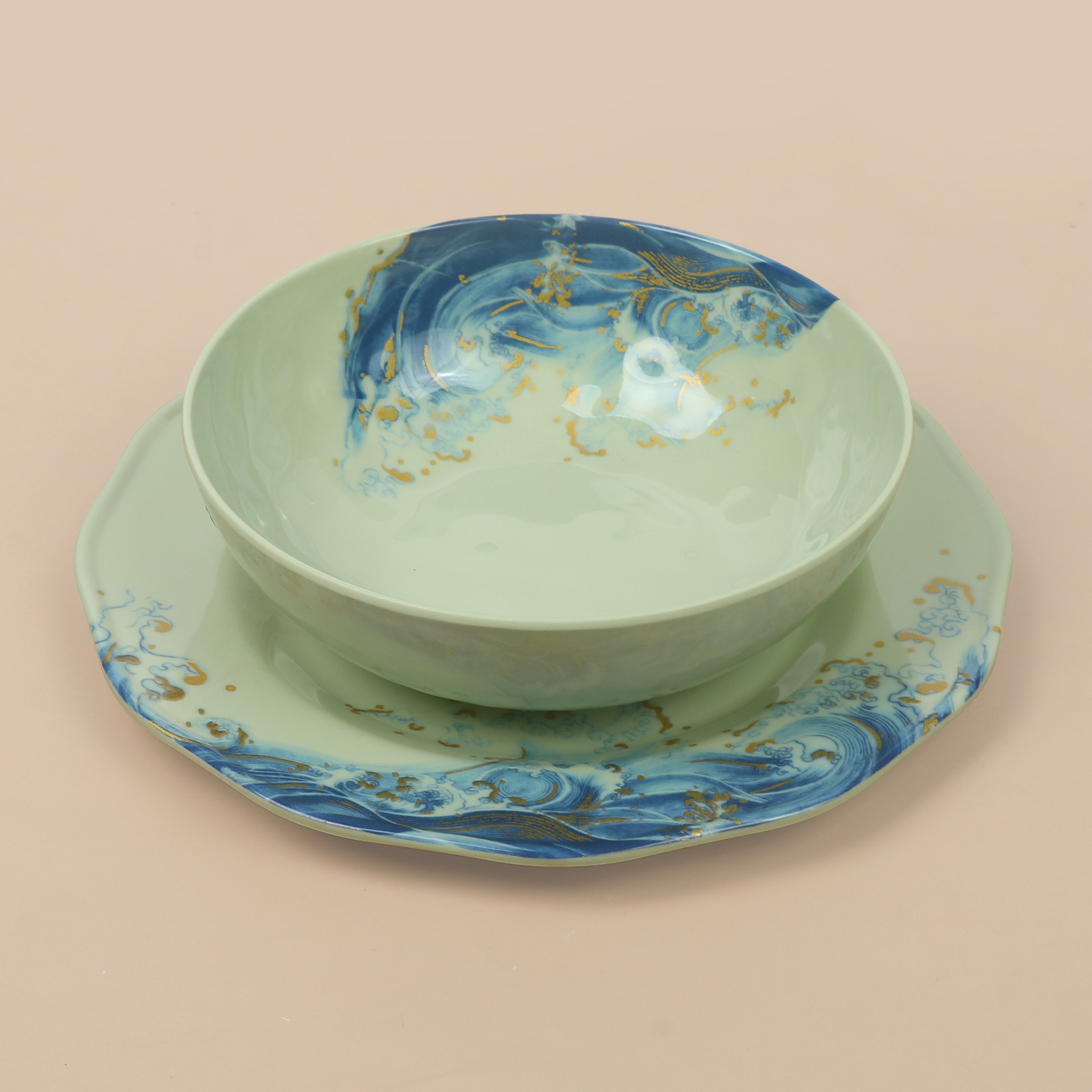 Export of A5 melamine Japanese noodle bowls and tableware, Japanese ramen, soup noodles, large bowls of beef noodles, rice noodles, and small noodle restaurants pic 2