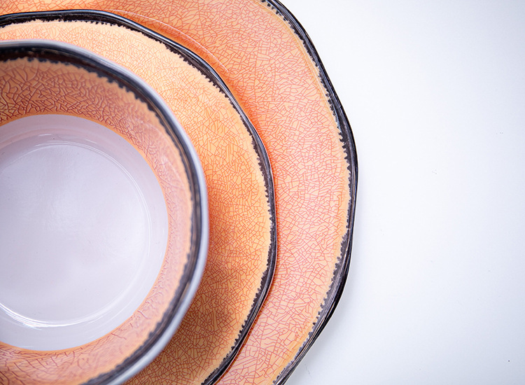 跨境食品级密胺材质餐盘饭店酒店炒菜密胺盘10寸凉菜盘子批发详情5