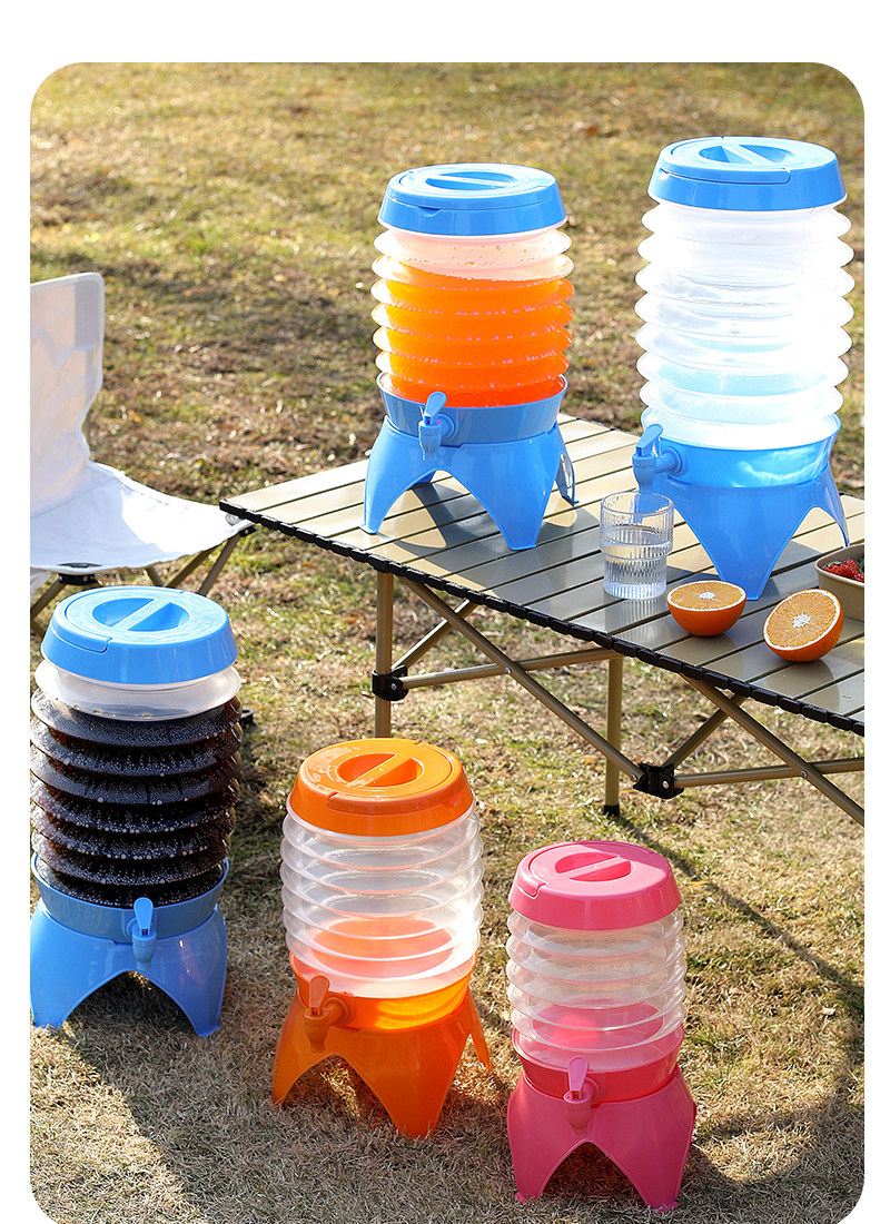 户外折叠储水桶带龙头车载水箱露营便携式装水桶大容量饮料冷水壶详情17