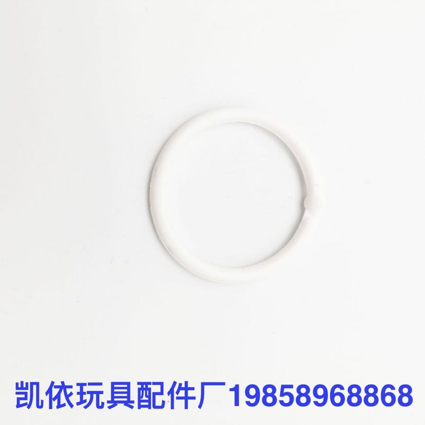 现货批发各种规格塑料开口圈卡环 pp塑料单扣卡圈 塑料配件玩具详情3