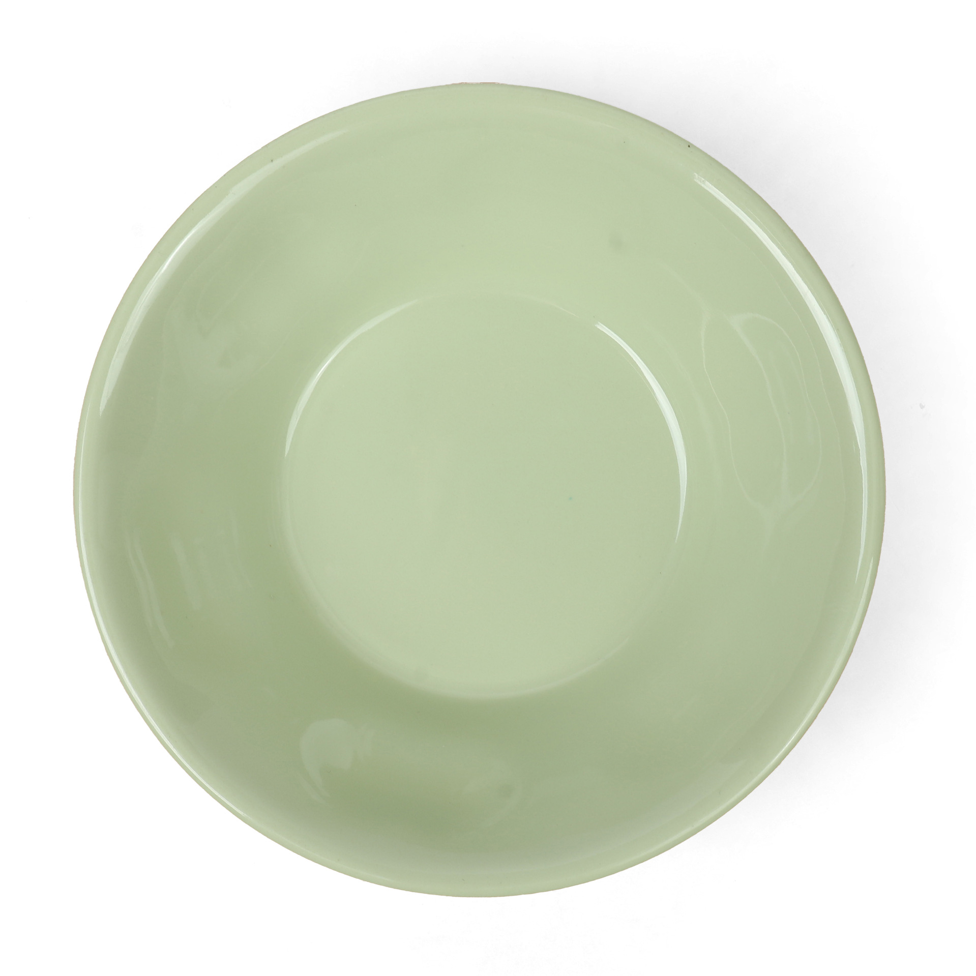 Cross-border green plates, tableware, round plates, flat plates, bowls and plates, commercial fast food plates, round Western plates, wholesale of round dishes pic 7