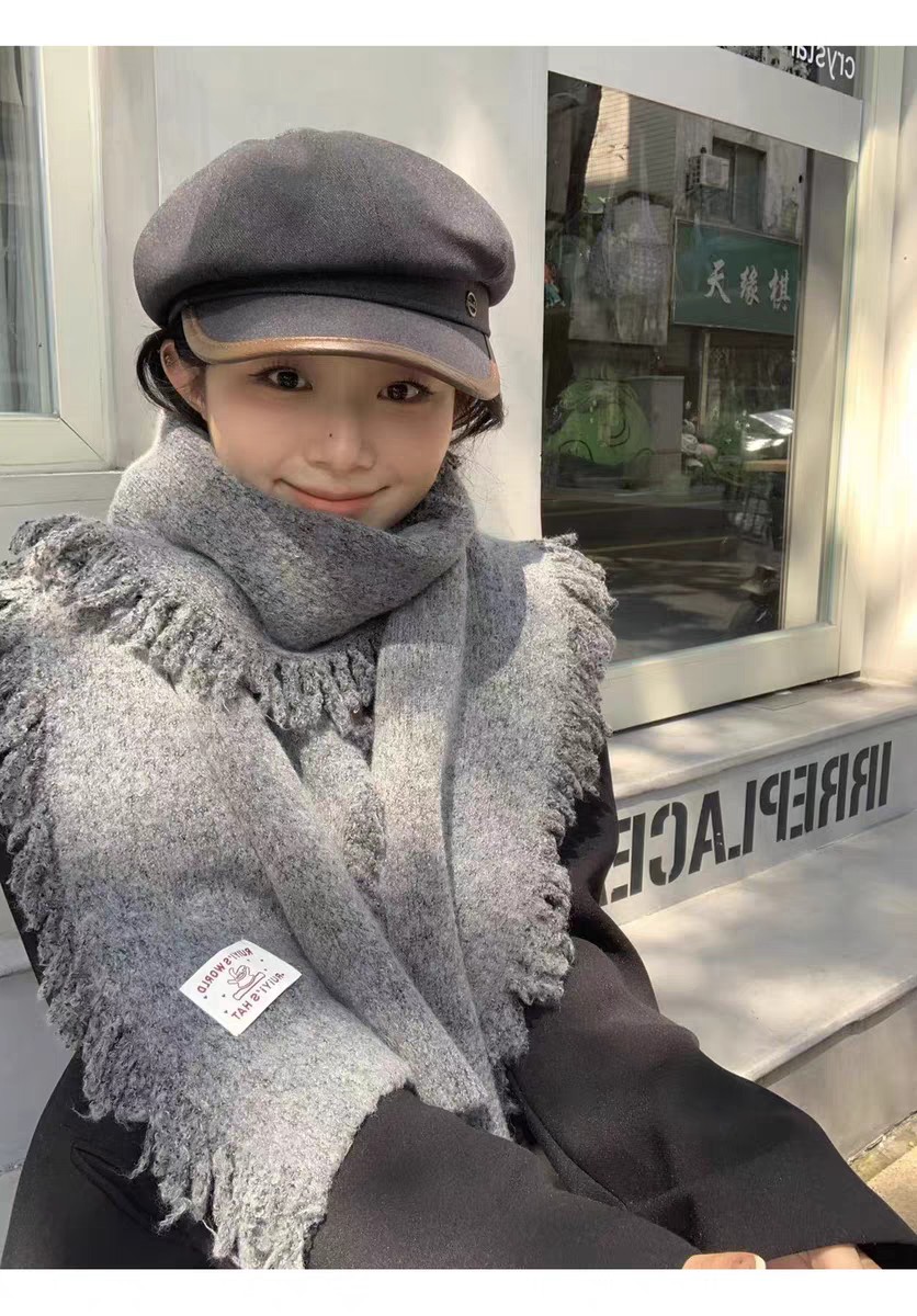 New in-stock cross-border wholesale e-commerce live-streaming supply chain dynamic tassel caterpillar long scarves are available pic 12