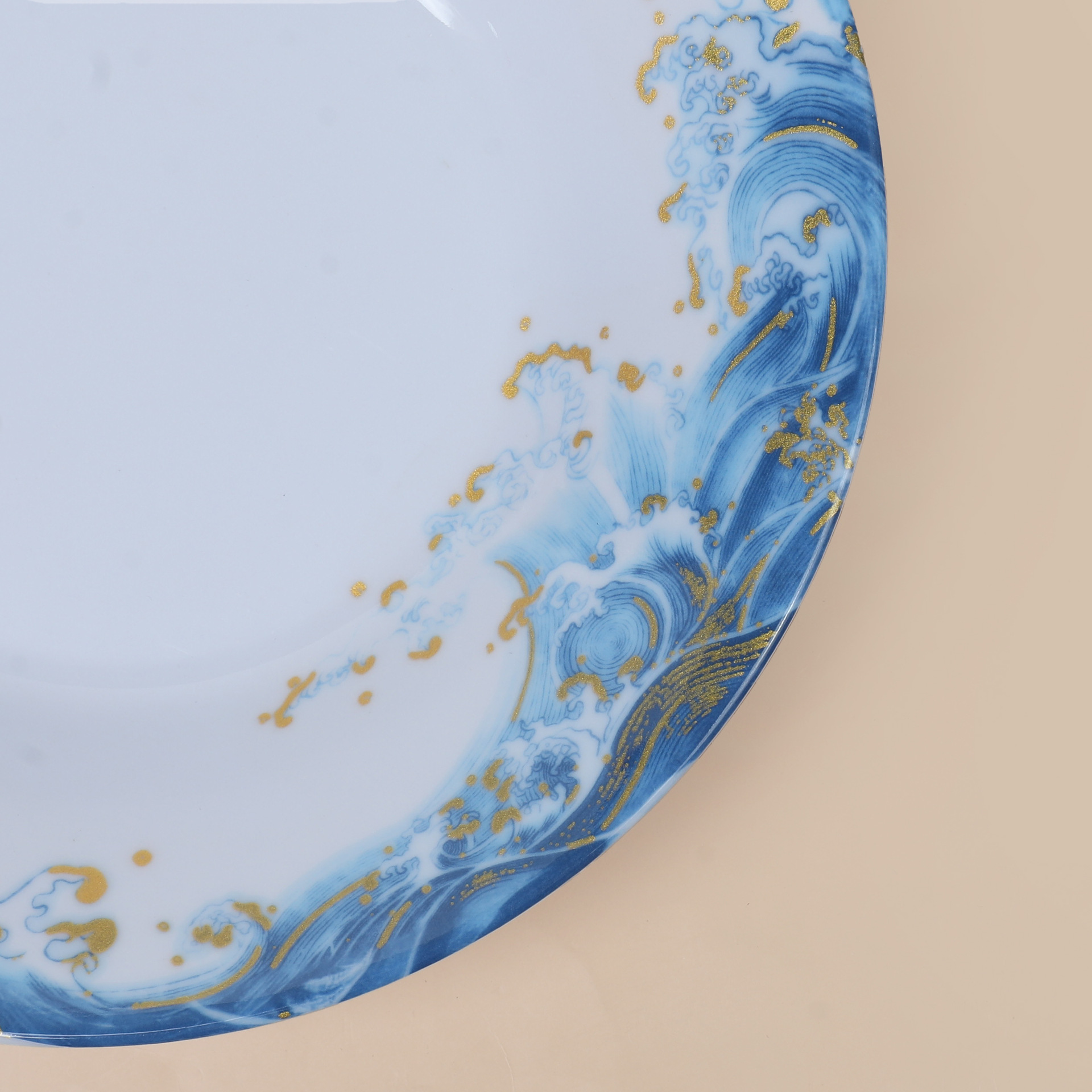 Wholesale of melamine noodle bowls and tableware for cross-border melamine noodle restaurants, melamine noodle soup bowl plates, and household and commercial bamboo hat bowls pic 5