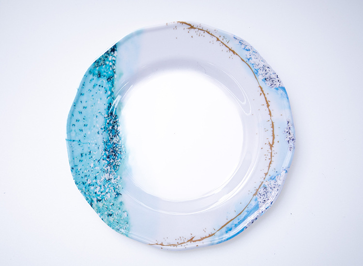 Cross-border simple and creative Western plates, high-end household tableware, shallow plates, vegetable plates, soup plates, meal plates, and deep plates custom-made pic 5