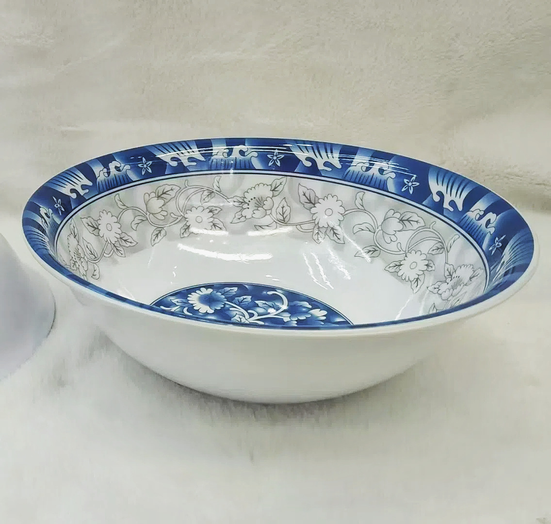 Melamine reverse mouth bowl, porcelain imitation breakfast porridge bowl, dessert bowl, wonton bowl, porridge bowl, spicy soup bowl, rice bowl wholesaler pic 3
