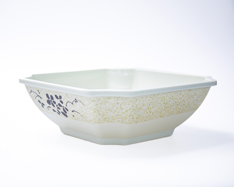 French country-style imitation ceramic tableware set for foreign trade export, gift bowls, plates and plates, gift box set, opening event gifts pic 2