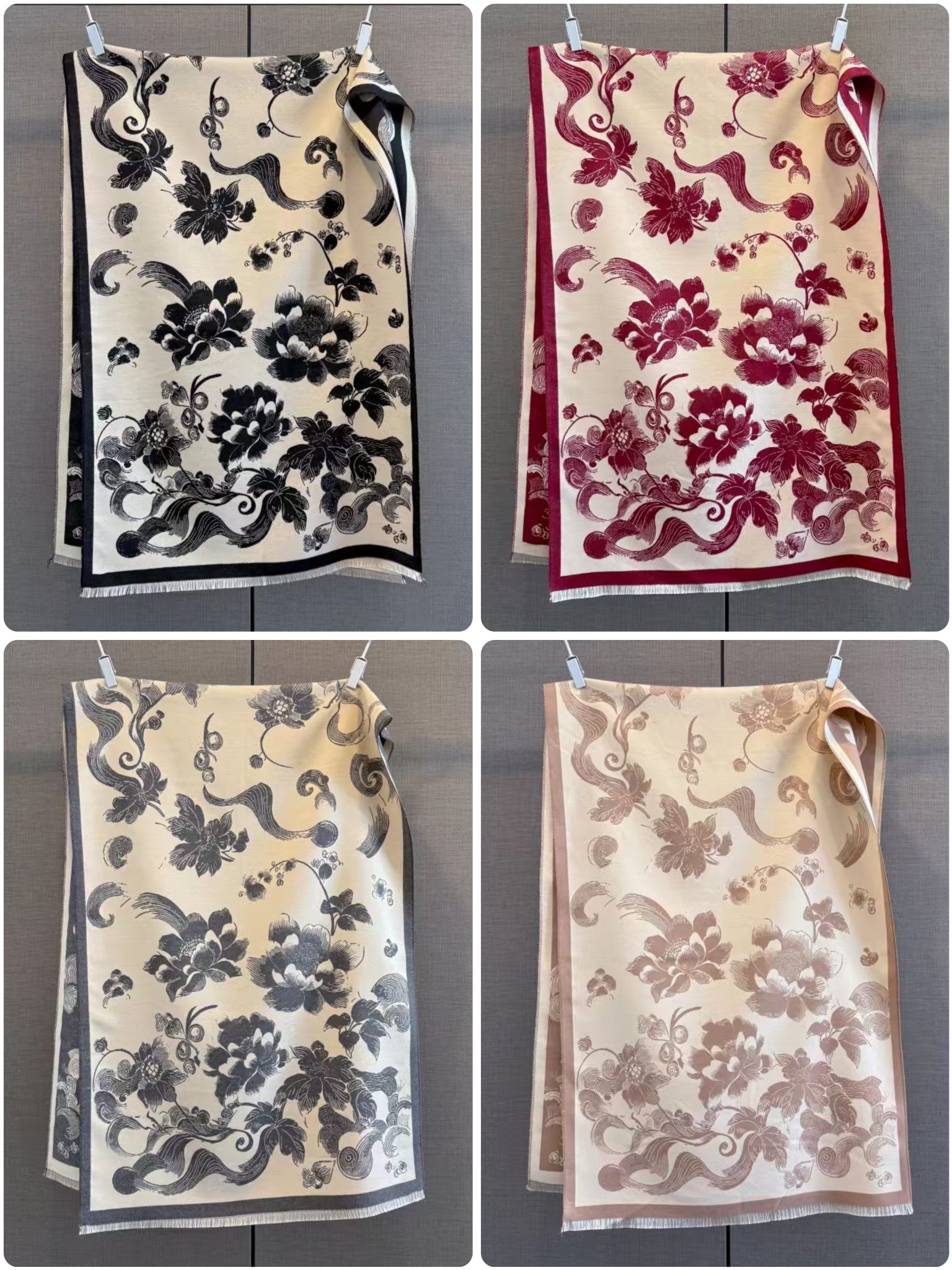New cash on delivery cross-border e-commerce live streaming high-speed jacquard series peony flower supply chain supply pic 4