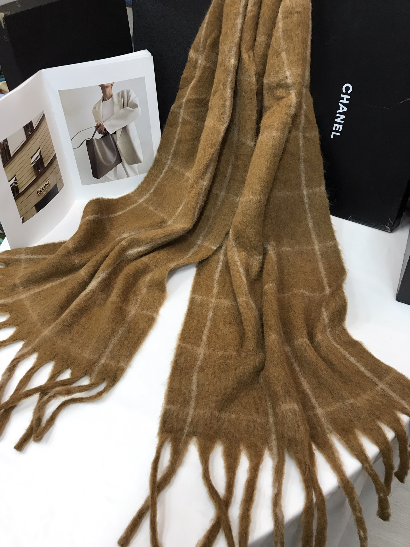 Spot cross-border wholesale e-commerce live-streaming supply chain with interlaced wool grids pic 2