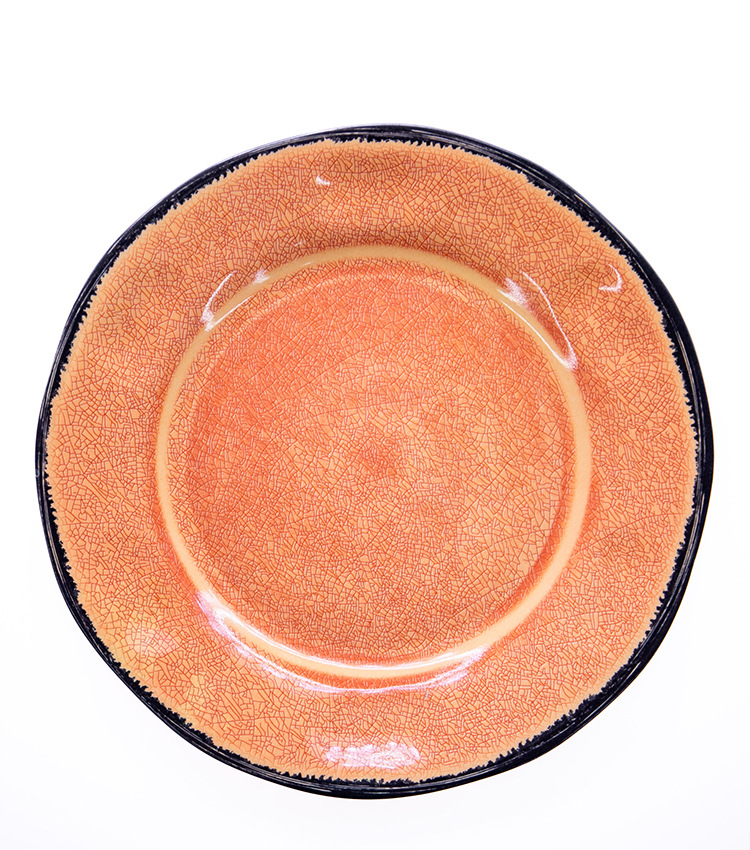 High-end tableware, melamine plates, bowls, cups, dipping sauces, food-grade hot pot and barbecue plates, plastic imitation porcelain pic 4