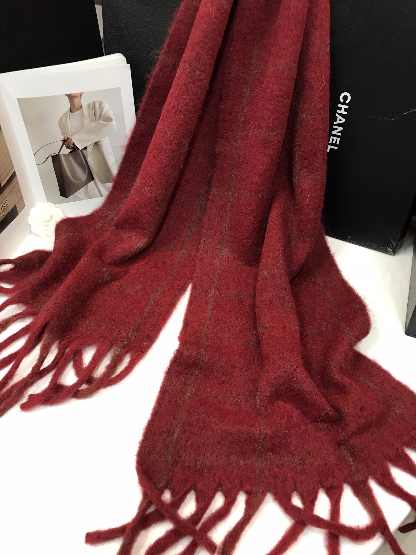 Spot cross-border wholesale e-commerce live-streaming supply chain with interlaced wool grids pic 5