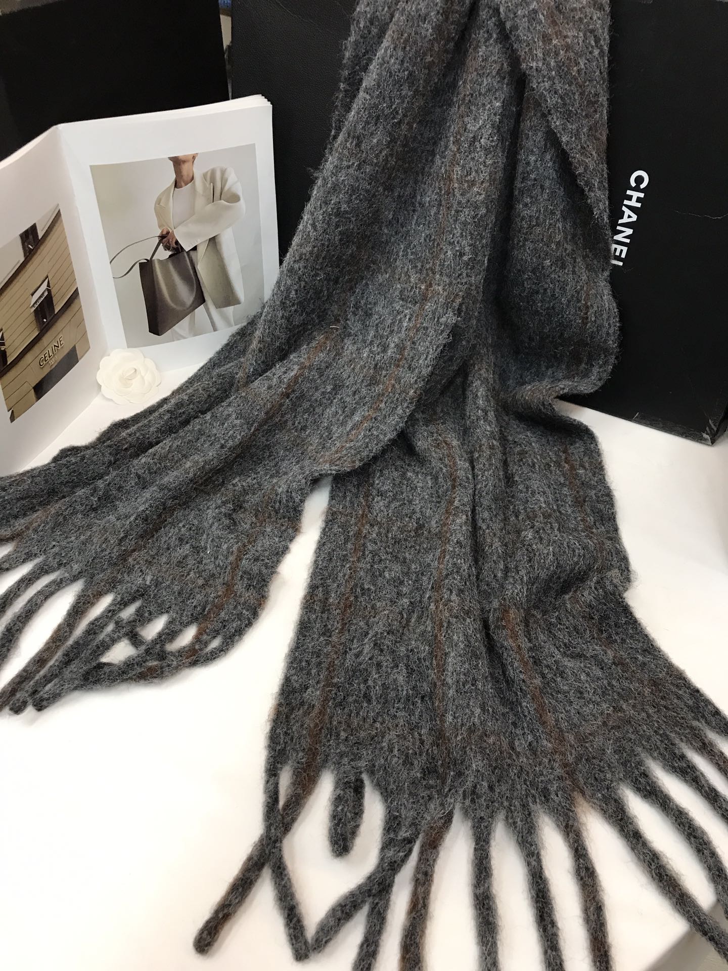 Spot cross-border wholesale e-commerce live-streaming supply chain with interlaced wool grids pic 8