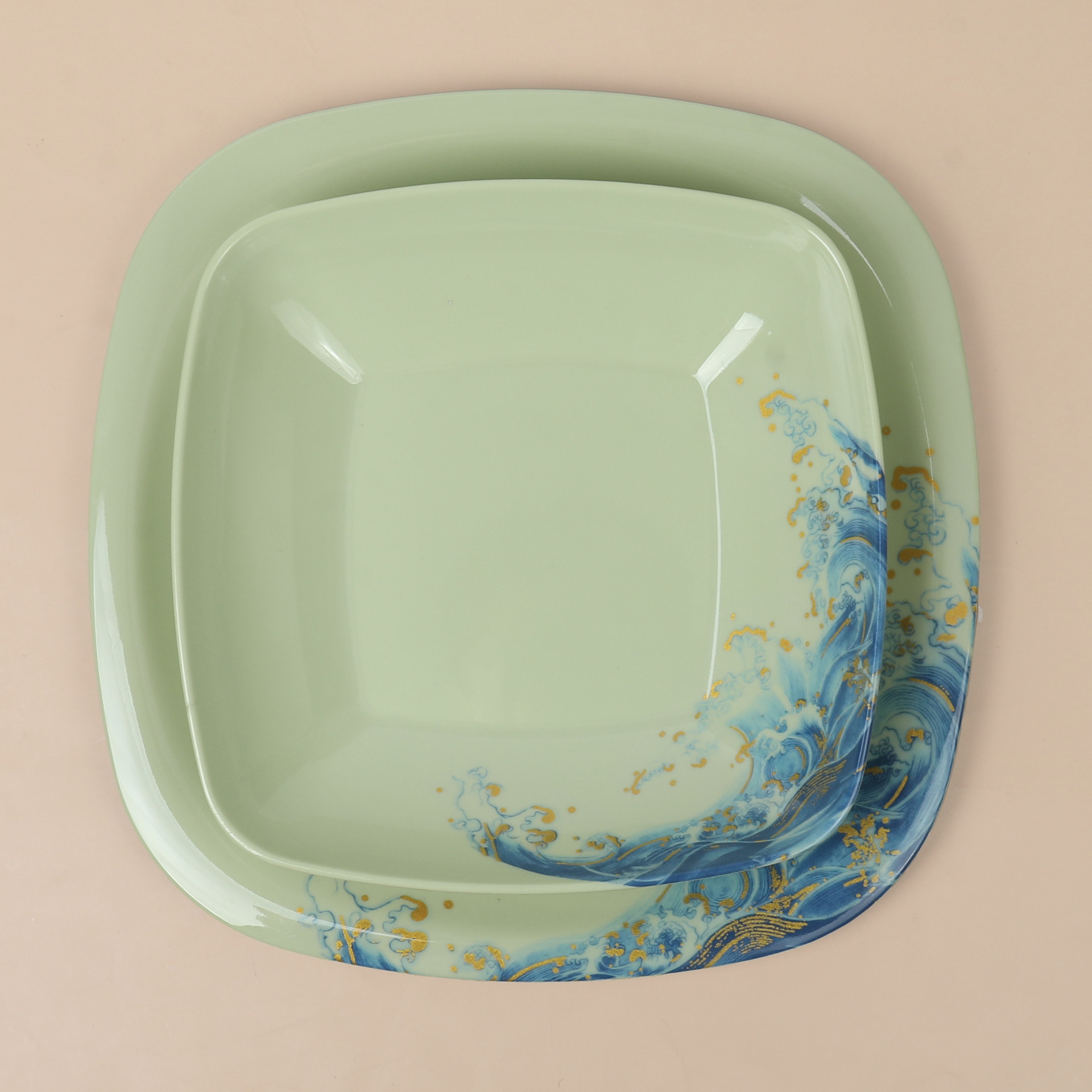 Cross-border stock of food-grade melamine tableware and melamine tableware, factory direct sales pic 2
