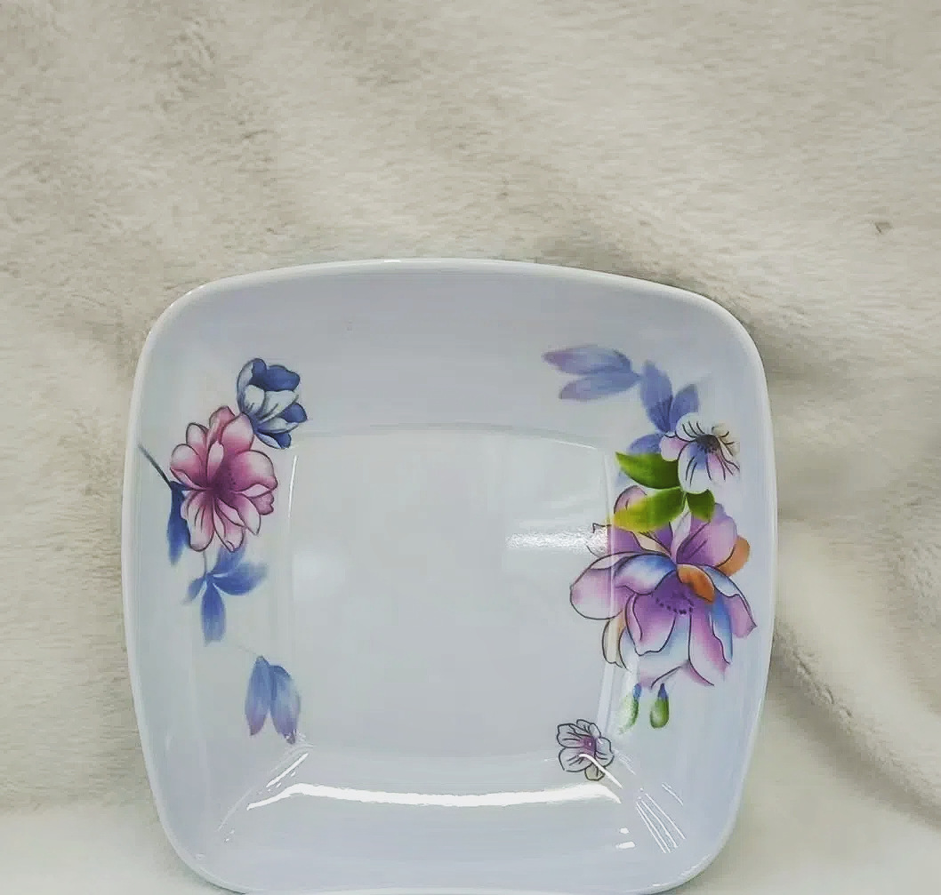 密胺盘塑料盘子水果点心零食分隔餐盘聚会派对6格圆形分装托盘详情4