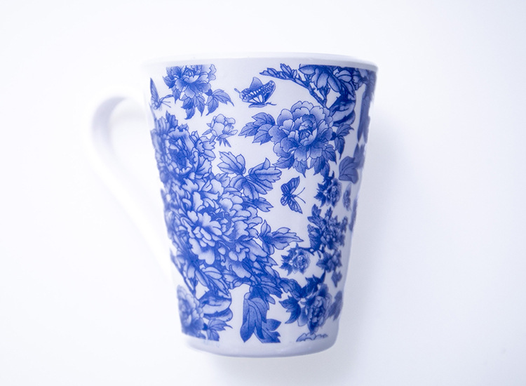 A3 melamine pure white blue and white pointed bottom bowl, imitation porcelain rice bowl, soup noodle bowl, noodle bowl, bucket bowl, a powerful manufacturer selling tableware pic 3