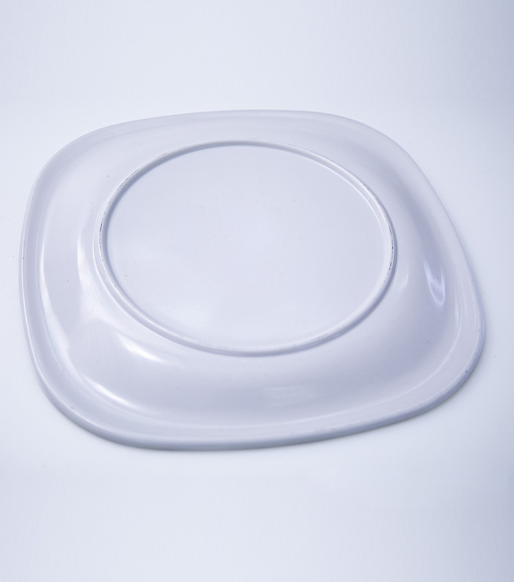 Cross-border wholesale A5 tableware, hot pot plates, creative dish plates, retro barbecue square imitation porcelain barbecue tableware sets pic 8